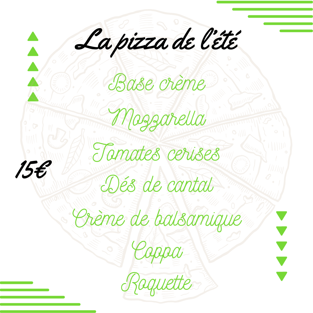 La pizza de l'été